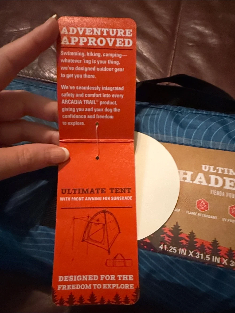 ARKLAND TRAIL Pet Shade Tent - Blue